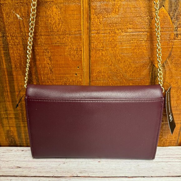 I.N.C. INTERNATIONAL CONCEPTS Averry Tunnel Convertible Clutch Crossbody – Red P - Picture 2 of 6